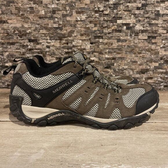 Merrell Accentor Boulder Hiking Walking Shoes Lace Up Brown J321297C Mens Sz 10 - Picture 1 of 8